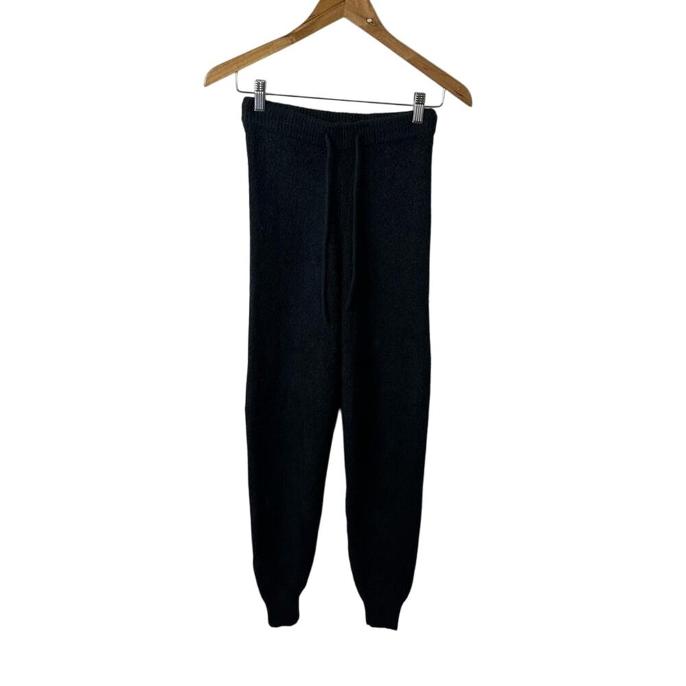 Reformation Black Monte Fuzzy Sweatpants Women’s Size S - Picture 3 of 7